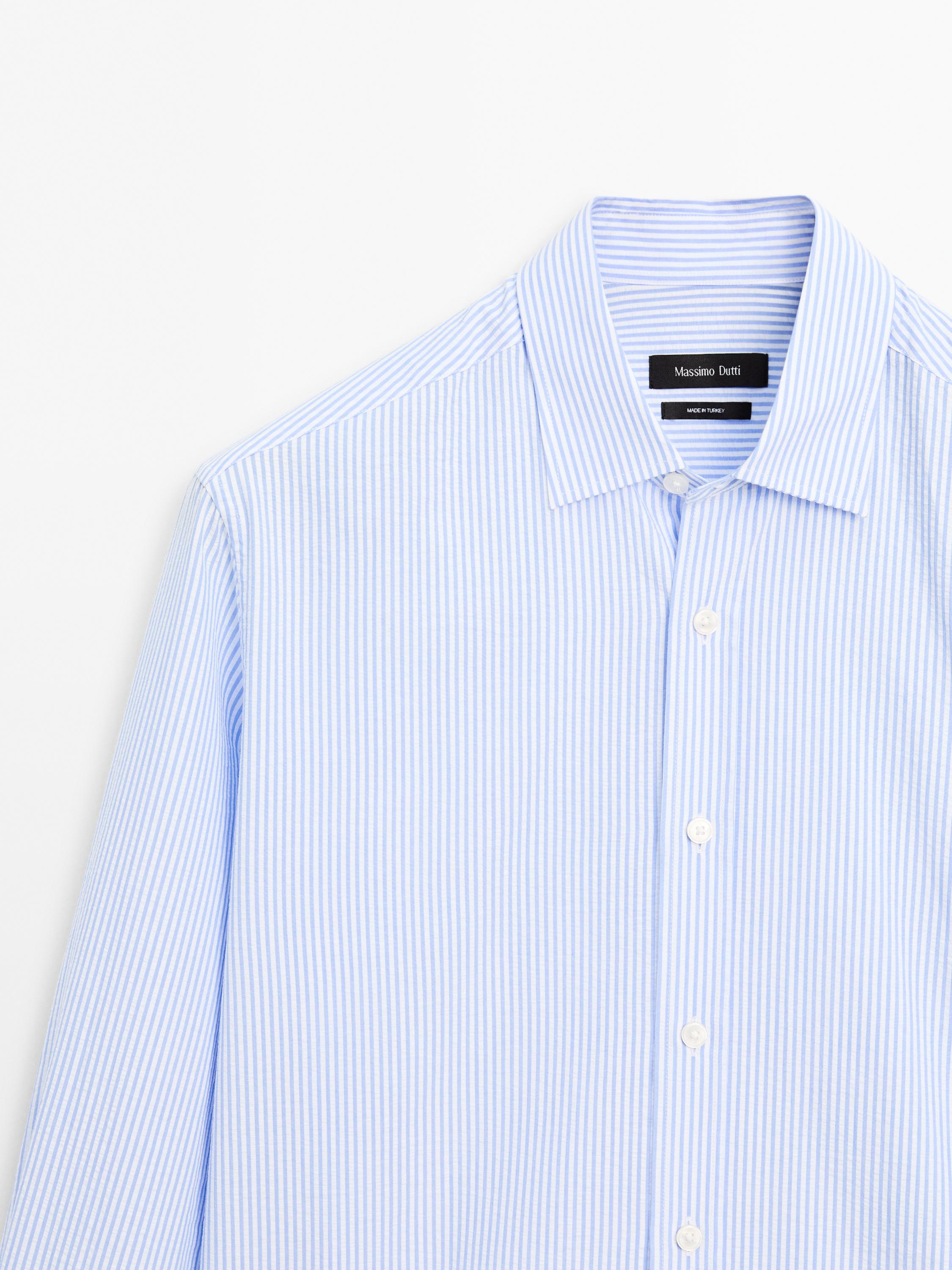 Regular fit striped shirt